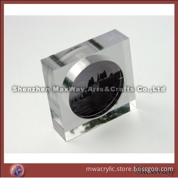 Square 4"*4" 20mm Thickness Elegant Acrylic Photo Frame